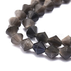 Natural Obsidian Beads Strands&nbsp;G-E569-D09