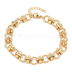 304 Stainless Steel Link Chain Bracelets for Women&nbsp;BJEW-H207-01E-G