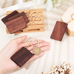 Walnut Wood Pendant Keychains&nbsp;KEYC-TAC0034-06A