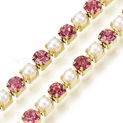 Brass Rhinestone Strass Chains&nbsp;CHC-N017-001A-A23