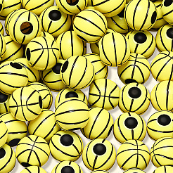 6 Sets Opaque Acrylic Beads&nbsp;OACR-SC0002-28