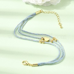 Polyester Multi-Strand Bracelets&nbsp;FB-CBA983F-02G-02