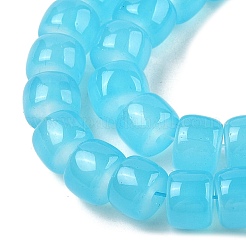 Baking Plating Glass Beads Strands&nbsp;GLAA-H036-01G