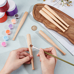 6Pcs Mini Wood Stick&nbsp;AJEW-GF0013-92B
