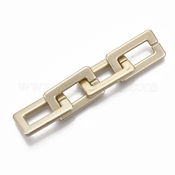Spray Painted CCB Plastic Linking Rings&nbsp;CCB-R104-06-02