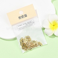 シェグレース真鍮製スライド式エンドクラスプチューブ  カドミウムフリー＆鉛フリー  スライダエンドキャップ  18KGP本金メッキ  4.5x10x3mm  穴：2.5x1mm  内径：2mm&nbsp;XGRQ1R818-355G