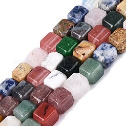 Natural & Synthetic Mixed Gemstone Beads Strands&nbsp;G-Q608-10
