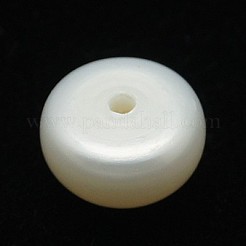 グレードaa天然養殖淡水パールビーズ  片穴  半円  ホワイト  9~9.5x6.5~7.5mm  穴：1mm&nbsp;PEAR-D001-9-9.5-2AA-01