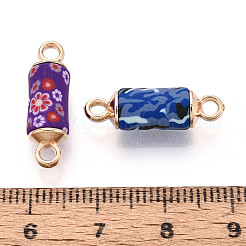 Polymer Clay Column Links Connector Charms&nbsp;CLAY-T022-26M-A01