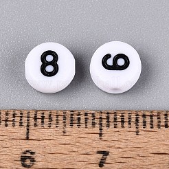 Opaque Acrylic Beads&nbsp;SACR-Q001-12F
