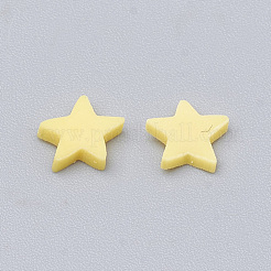 手作り樹脂粘土ネイルパーツ  ファッションネイルケア  穴がない  スター  ミックスカラー  4~5x5~6x0.5~1mm  約35000~40000個/500g&nbsp;CLAY-N002-08A