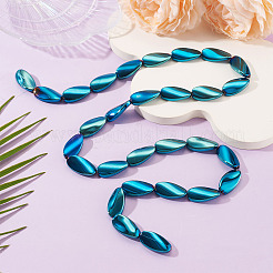 1Strand Electroplate Transparent Glass Beads Strands&nbsp;EGLA-TADJ0001-20G