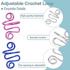 10Pcs 10 Colors Iron Crochet Tool&nbsp;IFIN-SZ0001-41