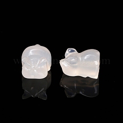 天然瑪瑙の彫刻ビーズ  豚  17x12mm&nbsp;PW-WG1A256-01