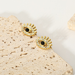 Vintage Evil Eye 304 Stainless Steel Stud Earrings&nbsp;GK8780