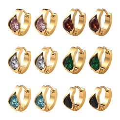 304 Stainless Steel Hoop Earrings&nbsp;EJEW-P309-03G