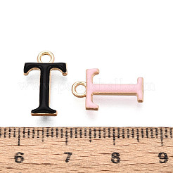 Rack Plating Alloy Enamel Pendants&nbsp;ENAM-T024-53T-G