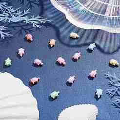 DIY Colorful Tortoise Bead Stretch Bracelets Making Kits&nbsp;DIY-SC0015-29