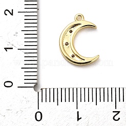 Brass Micro Pave Cubic Zirconia Pendants&nbsp;KK-L229-028G