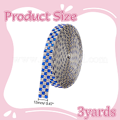 3ヤードガラスホットフィットラインストーン  カプリブルー  12mm&nbsp;DIY-WH0622-385C