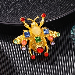 Beas Alloy Colorful Rhinestone Brooch for Backpack Clothes&nbsp;PW-WG3F6A3-01