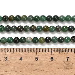 Natural African Jade Beads Strands&nbsp;G-F820-K02-4mm