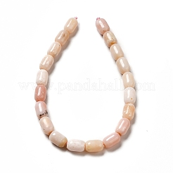 天然石ピンクオパールビーズ連売り  コラム  9x6mm  穴：0.9~1mm  約20~21個/連  7.09~7.48インチ（18~19cm）&nbsp;G-G980-21