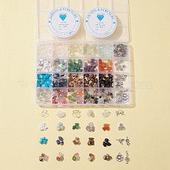 DIY Gemstone Bracelet Necklace Making Kit&nbsp;DIY-FS0002-93