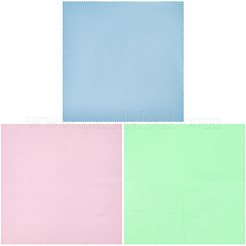 6Pcs 3 Colors Microfiber Musical Instrument Pipe Cleaning Cloth&nbsp;AJEW-CN0004-27