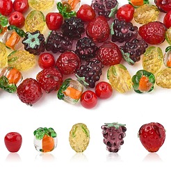 10Pcs Handmade Lampwork Beads&nbsp;LAMP-YW0001-40