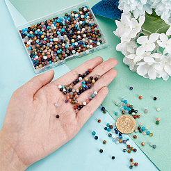 650Pcs 26 Styles Natural & Synthetic Mixed Gemstone Beads&nbsp;G-NB0004-48