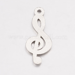 Tibetan Style Treble Clef Pendants&nbsp;TIBEP-R315-AS-LF