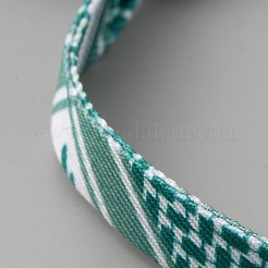 Ethnic Style Polyester Cord Braided Bracelets for Men Women&nbsp;BJEW-WH0022-66A
