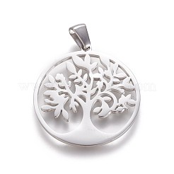 Non-Tarnish 304 Stainless Steel Pendants&nbsp;STAS-F219-04P