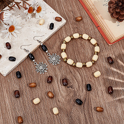 80G 4 Colors Wood Beads&nbsp;WOOD-SC0002-18