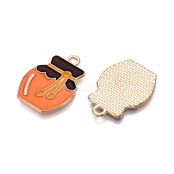 Thanksgiving Day Theme Alloy Enamel Pendants&nbsp;X1-ENAM-T020-35G