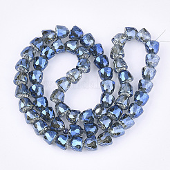 Electroplated Glass Beads&nbsp;EGLA-T016-01