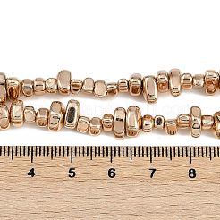 Electroplated Synthetic Non-magnetic Hematite Beads Strands&nbsp;G-I364-B01-LG
