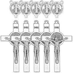 20Pcs 2 Styles Alloy Tibetan Style Pendants & Chandelier Component Links Kits&nbsp;FIND-SC0022-95