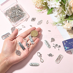 60Pcs 20 Styles Tibetan Style Alloy Connector Charms&nbsp;TIBE-SC0002-51