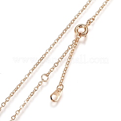 Brass Micro Pave Clear Cubic Zirconia Double Letter Pendant Necklaces&nbsp;NJEW-Z010-25