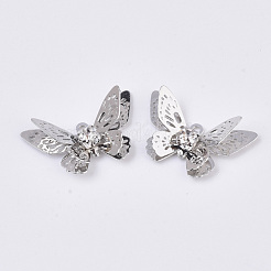 Brass Filigree Pendants&nbsp;KK-R082-07P