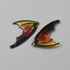 Translucent Resin Glitter Powder Pendants&nbsp;X1-RESI-TAC0018-18C