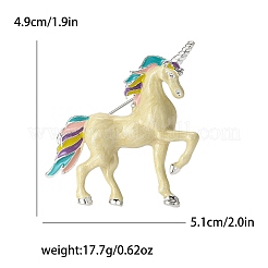 ユニクロン エナメルピン  バックパック服用合金ブローチ  ベージュ  49x51mm&nbsp;PW-WG98FA0-01