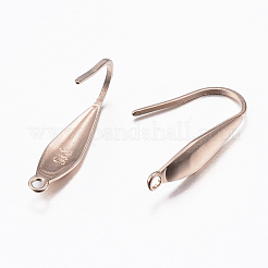 Ion Plating(IP) 316 Surgical Stainless Steel Earring Hooks&nbsp;STAS-H392-03RG