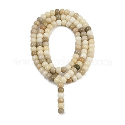Natural Bodhi Root Beads Strand&nbsp;WOOD-B010-A01-10x8mm