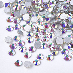 Glass Flat Back Rhinestone Cabochons&nbsp;RGLA-S002-12SS-15