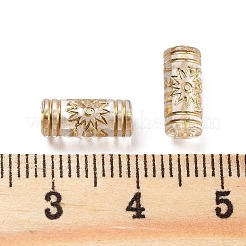 Metal Enlaced Transparent Acrylic Beads&nbsp;MACR-M045-06