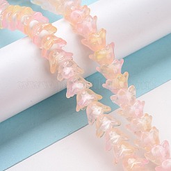 Transparent Glass Beads Strands&nbsp;LAMP-H061-01D-05