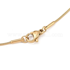 Trendy Unisex 201 Stainless Steel Snake Chain Necklaces&nbsp;NJEW-L043-06G